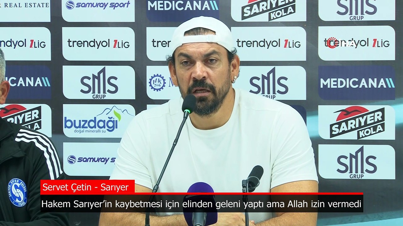 Servet Çetin: Bu maçın yetkililer tarafından incelenmesini istiyorum.