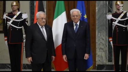M.O,Quirinale: Mattarella ha ricevuto Presidente Palestina Mahmoud Abbas