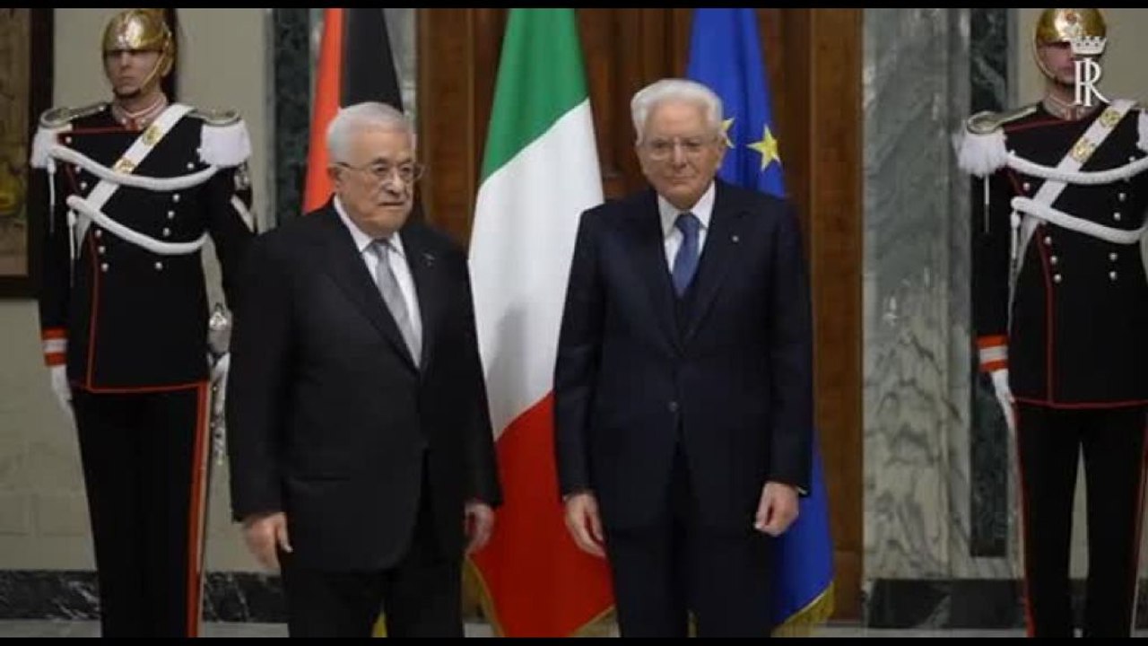 M.O,Quirinale: Mattarella ha ricevuto Presidente Palestina Mahmoud Abbas