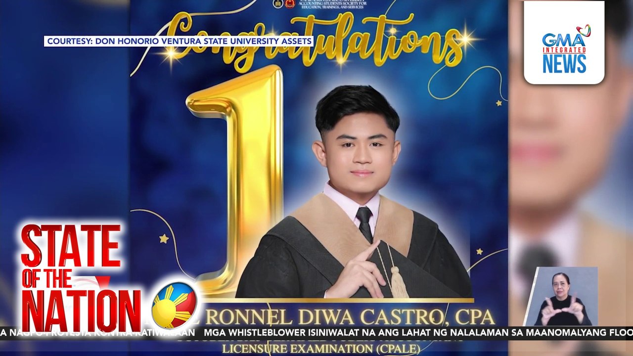 State U alumnus na topnotcher sa CPA Board Exam, pinipilahan sa pagtasa ng lapis dahil suwerte raw | SONA