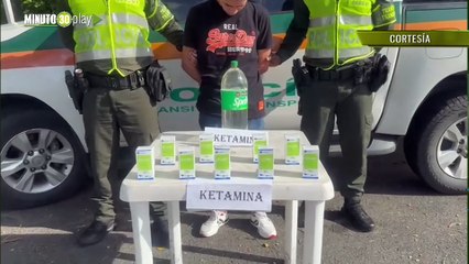 Capturado hombre que llevaba 4 mil mililitros de ketamina en un bus en Risaralda