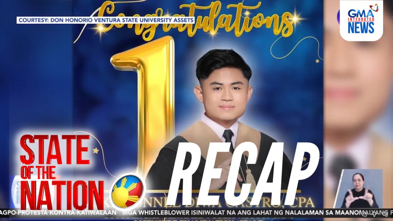 State of the Nation: (RECAP) Bagyong Uwan nasa PAR na; Nagpatasa sa CPA TopNotcher for Luck!