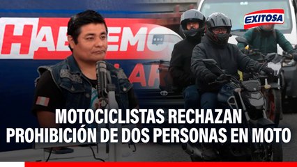 Motociclistas rechazan prohibición de dos personas en moto: "No se ataca al delincuente, sino al ciudadano de bien"