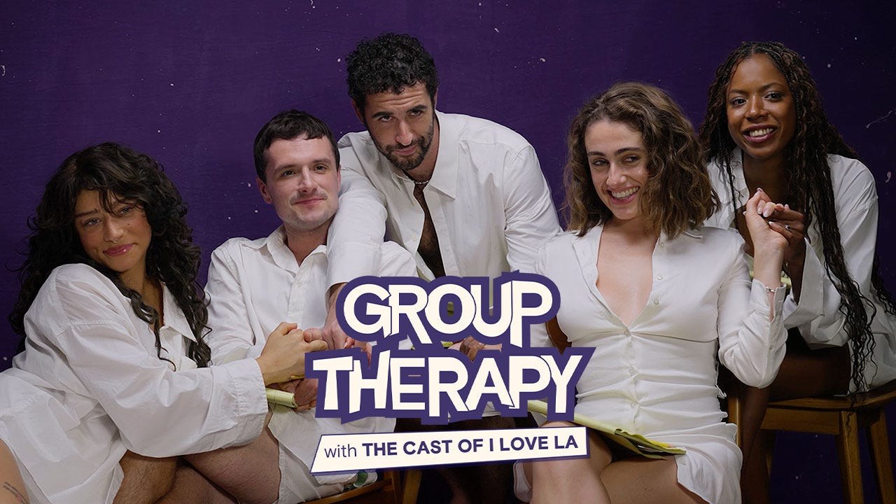 Rachel Sennott, Josh Hutcherson & the 'I Love LA' Cast Go to Group Therapy | Cosmopolitan