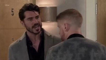 Corrie Adam Barlow Threatens Gary Windass 31st January 2020 Ep 2