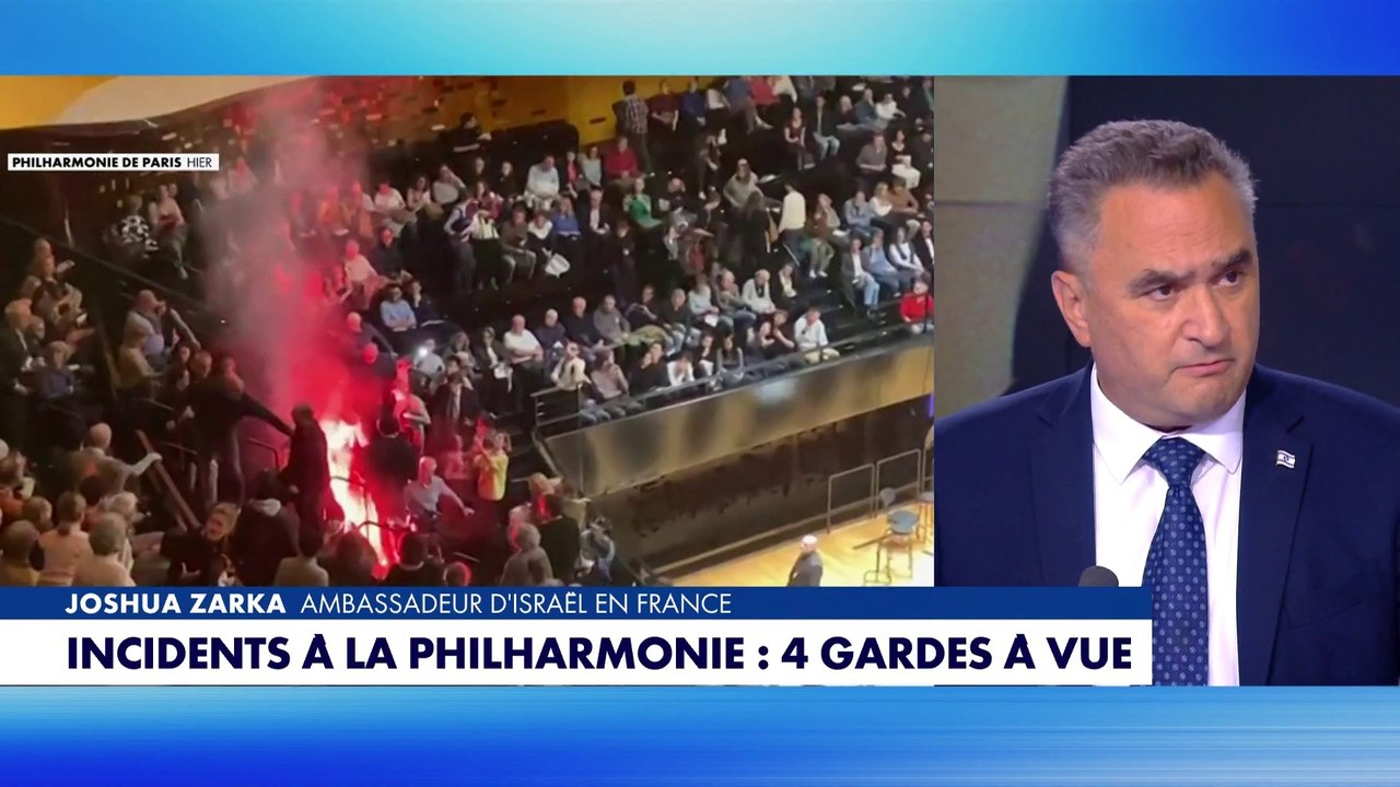 L'ambassadeur d'Israël en France réagit aux incidents survenus à la Philharmonie de Paris