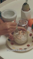 Porridge poire protéiné aux noisettes : la recette healthy qui réchauffe l’automne