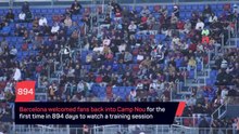 Barcelona finally return to Camp Nou
