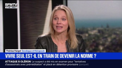 Vivre seul est-il en train de devenir la norme ?: pour Thérèse Hargot, sexologue, "c'est une bonne chose pour repenser notre façon d'être en relation"
