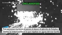 Estados Unidos hunde el barco 18 en el Caribe