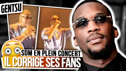 SDM CORRIGE SES FANS en plein concert 😭