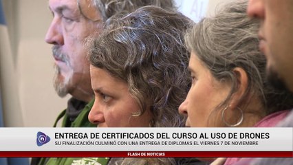 ENTREGA DE CERTIFICADOS DEL CURSO AL USO DE DRONES