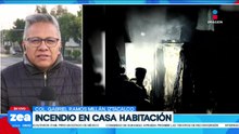 Corto circuito de refrigerador provoca incendio en Iztacalco