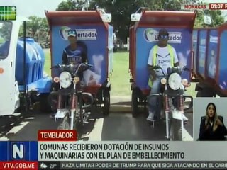 Comunas del estado Monagas recibieron insumos en el marco del Plan de Embellecimiento