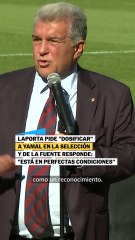 Nuevo cruce de declaraciones entre el Barça y la selección por Lamine Yamal