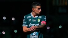 James Rodríguez ya no está agusto en León; el colombiano se ve frustrado hasta en los entrenamientos
