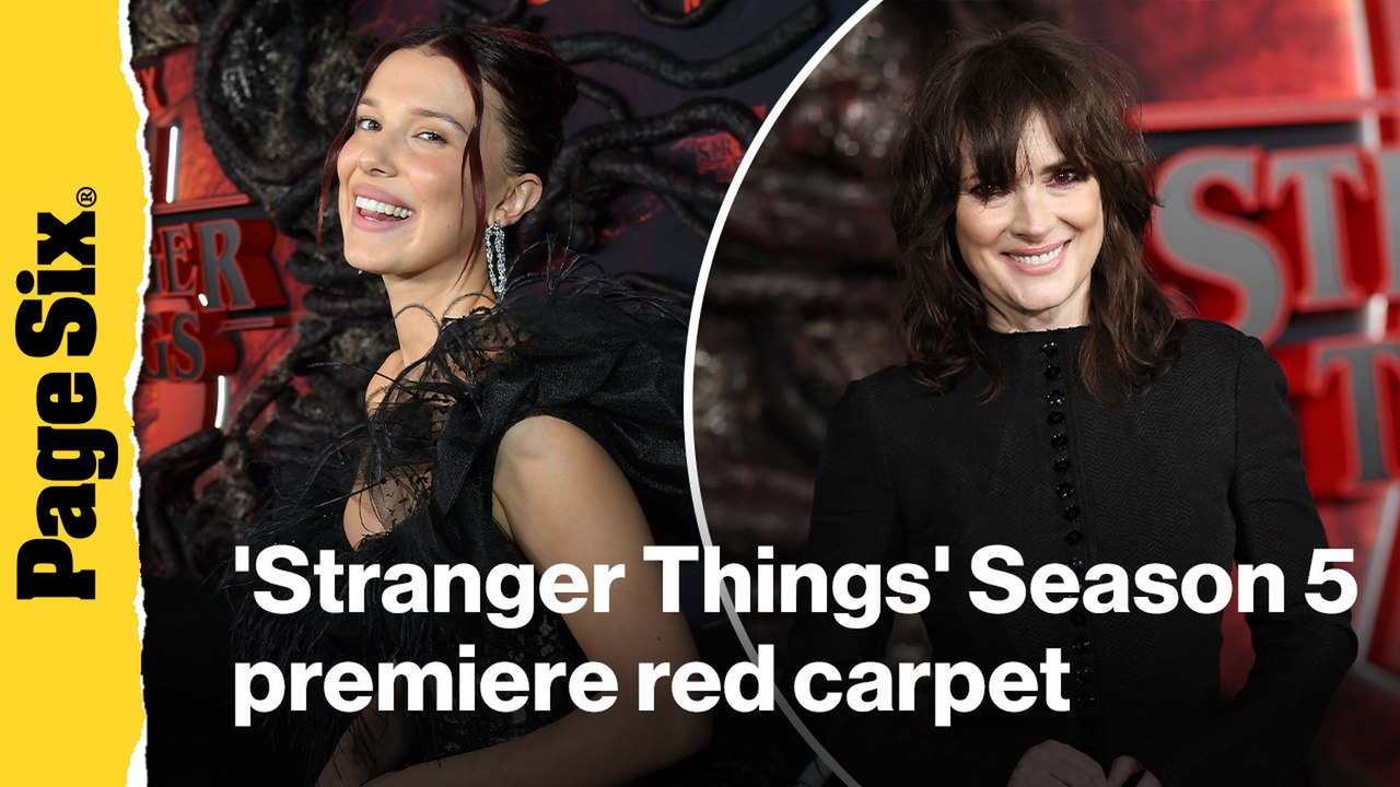 'Stranger Things' Season 5 premiere red carpet: Millie Bobby Brown, Winona Ryder, Sadie Sink and more