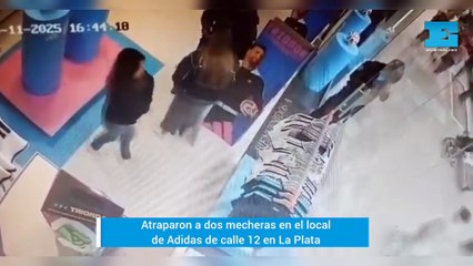 Dos mecheras infraganti en un local de Adidas en La Plata