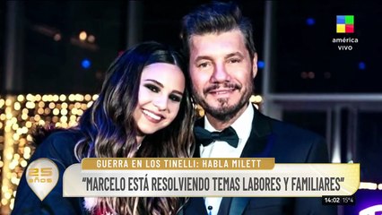 Milett Figueroa habló del conflicto en el clan Tinelli