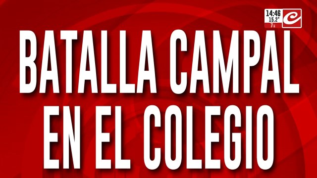 Otra batalla campal: madres a los golpes en el patio del colegio