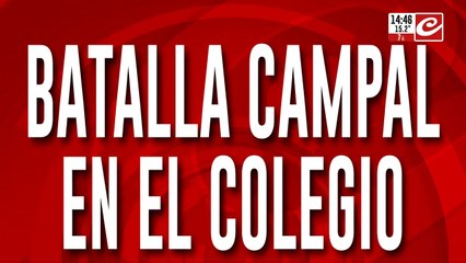 Otra batalla campal: madres a los golpes en el patio del colegio