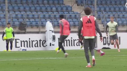 Los golazos de Mbappé y Vincius en el entrenamiento