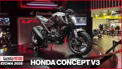Honda V3R 900 E-Compressor: il concept con motore tre cilindri a sovralimentazione elettrica