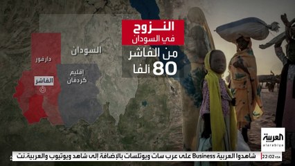 بعد سقوط الفاشر.. تعرف على خريطة النزوح في السودان