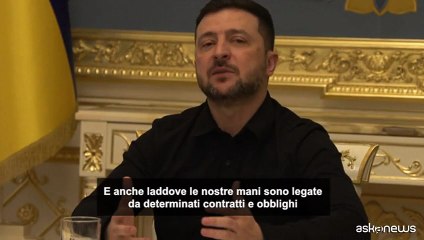 Zelensky: non si può permettere che petrolio russo si venda in Ue