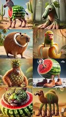 Fruits turn into Brainrot _ Italian Brainrot #memes #brainrot #brainrotevolution