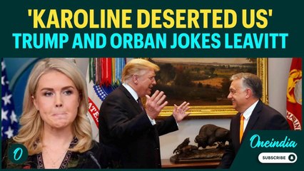 VIDEO: Trump ROASTS Missing Karoline in Meeting With Hungarian PM Orban | Leavitt’s NEW Job Offer