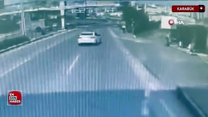 Karabük’te üst geçit yakınında zincirleme kaza