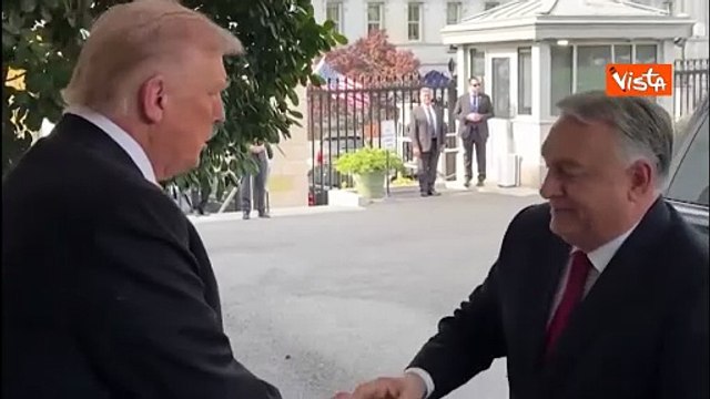 Trump riceve il premier ungherese Orban alla Casa Bianca