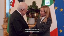 Mahmoud Abbas em Itália para encontros com Mattarela e Meloni
