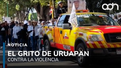 Miles marchan en Uruapan exigiendo justicia por las víctimas de la violencia
