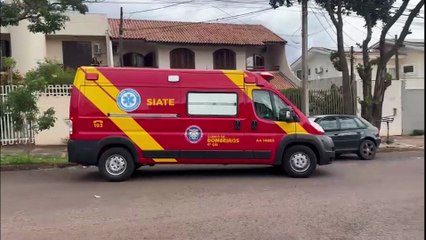 Idosa é socorrida em residência em residência na Rua Treze de Maio