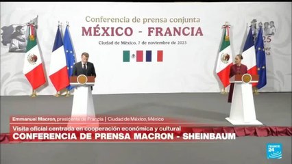 Macron y Sheinbaum buscan impulsar alianza de cooperación económica y cultural