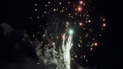 Fireworks rising high above Crediton, video Alan Quick IMG_7411