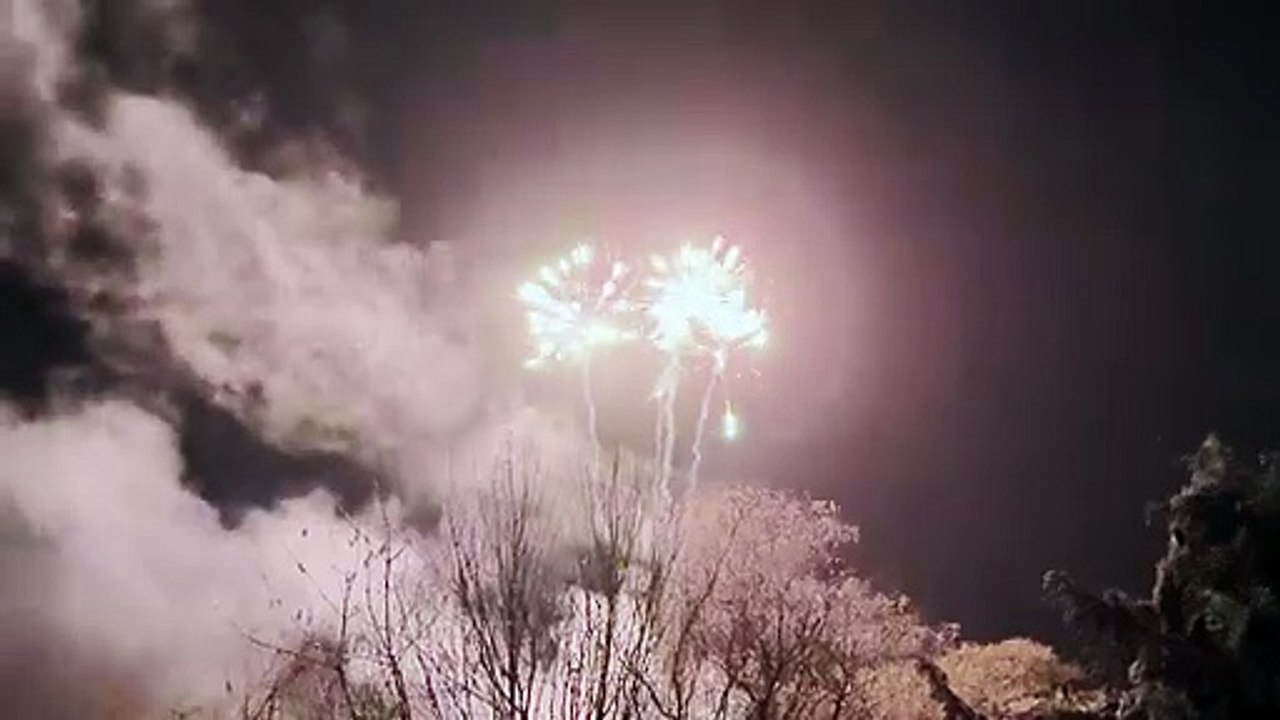 Fireworks over Crediton on Friday, November 7, video Alan Quick IMG_7405