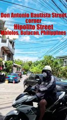 Don Antonio Bautista Street corner Hipolito Street in Malolos, Bulacan, Philippines