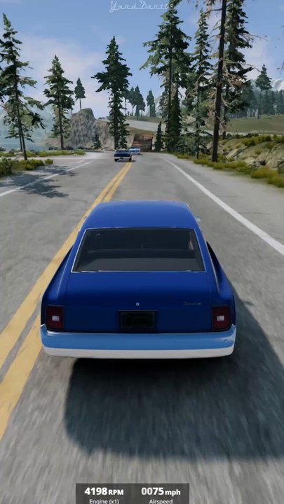 Classic Cars Jump A Ramp (BeamNG Drive)