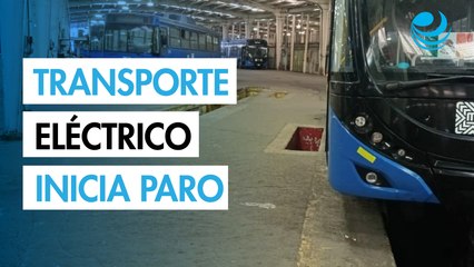 Inicia paro escalonado en Servicio de Transportes Eléctricos por incumplir contrato colectivo