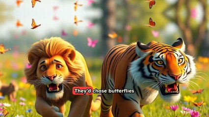 The Whispering Woods Pact 🌳 | Heartwarming Story of Leo the Lion & Raja the Tiger