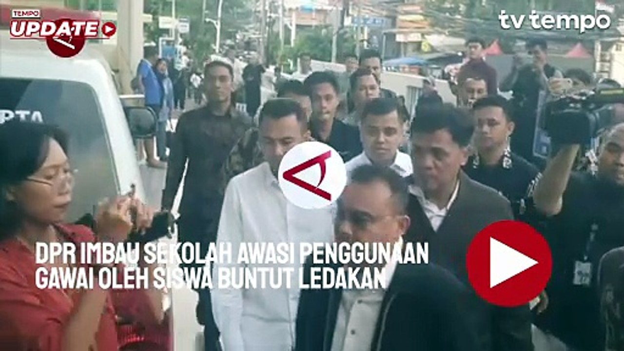 DPR Imbau Sekolah Awasi Penggunaan Gawai oleh Siswa Buntut Ledakan di SMAN 72 Jakarta