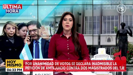 Declaran inadmisible petición de antejuicio contra dos magistrados del TJE