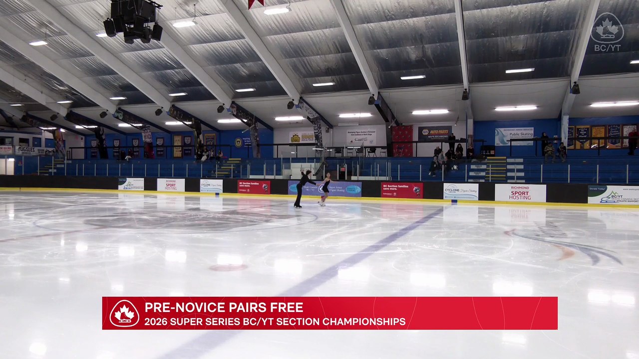 Pre-Novice Pairs Free Program - Main Rink - 2026 SUPER SERIES BC/YT ...