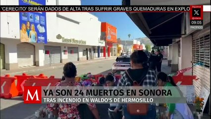 Sube a 24 el número de víctimas por el incendio en tienda Waldo’s de Sonora