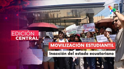 Estudiantes de medicina protestan por falta de presupuesto en Ecuador