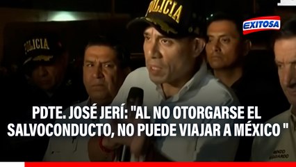 José Jerí señala que no ha otorgado el salvoconducto a Betssy Chávez: "No puede viajar a México"
