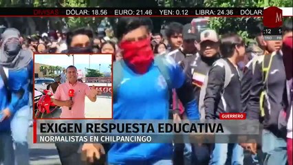 En Chilpancingo, normalistas realizan bloqueos y exigen demandas educativas